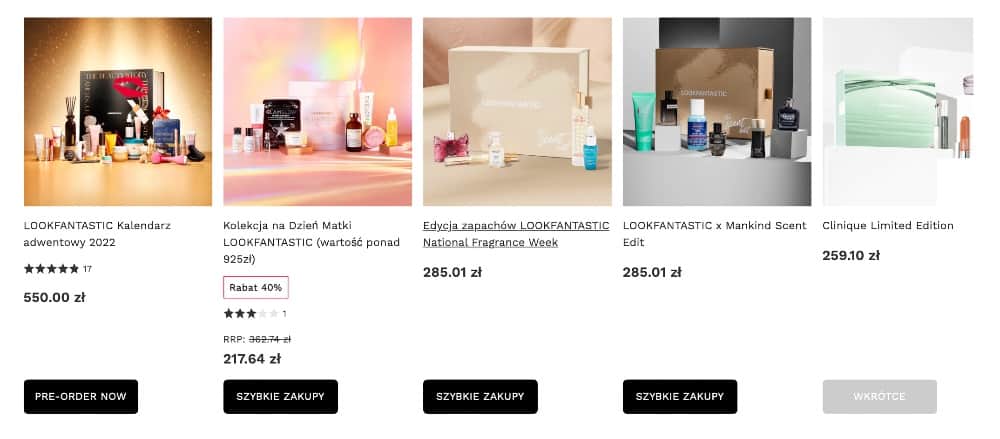 Beauty box LookFantastic
